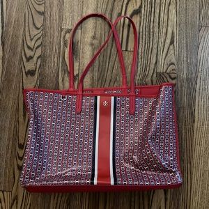 Tory Burch Gemini Coated Canvas Tote
